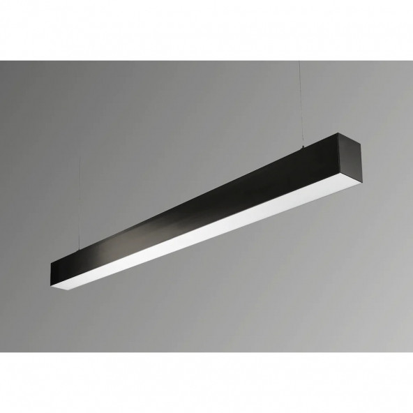 Osram LED Lineer Sarkıt Armatür 6500K 120 Cm (Soğuk Beyaz) siyah