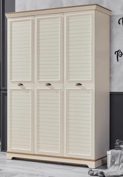 Dolap Urlu 12037 ARTE 3 kapı Model Beyaz Renk şık ürün Kalite malzeme İtinalı paket ve kargo kutu sevk