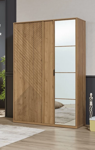 Dolap Urlu12027 PABLO Model Açık Ceviz şık ürün Kalite malzeme İtinalı paket kargo