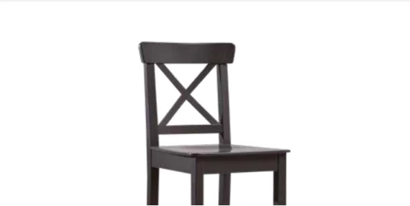 Sandalye 1924 Zus281 ÇAPRAZ Cafe yüksek Model Kayın Ayak Parlak Siyah El Yapım - 2