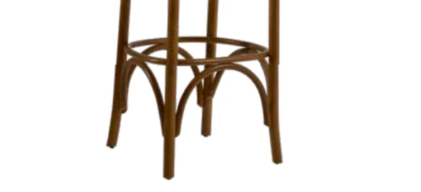 Sandalye 1921 Zus279 ÇAPRAZ Cafe Yüksek Model Kayın Oval Parlak Ceviz El Yapım - Resim 3