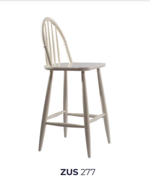 Sandalye 1919 Zus277 OVAL ÇITA Sırt Model Kayın RETRO Ayak Parlak Krem El Yapım - Resim 7