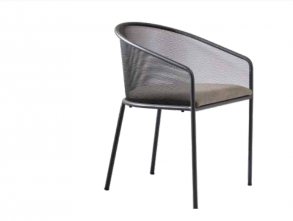 Sandalye ST Zus265 Hazeran Sırt Metal model Füme Renk Tam Kolçak İnovatif ElYapım