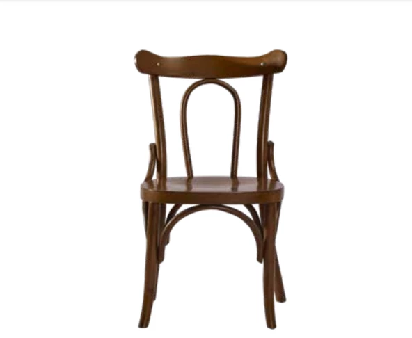 Sandalye 1985 Zus254 Bambu Sırtlık Model Siyah Renk Kayın Ayak Oval Otr El Yapım