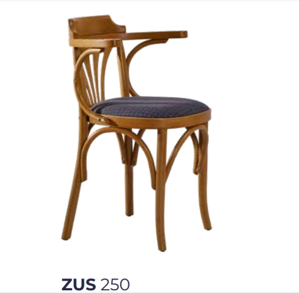 Sandalye 19899 Zus250 Kulakl Sırt Model Bambu Retro Ayak Açık Ceviz Renk El Yapım - 6