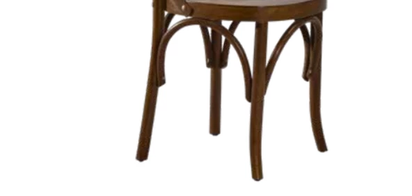 Sandalye 19898 Zus249 Çapraz Sırtlık Model Bambu Retro Ayak Ceviz Renk El Yapım - Resim 5