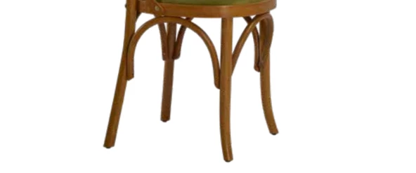 Sandalye 19897 Zus248 Çapraz Sırtlık Model Bambu Retro Ayak Açık Ceviz El Yapım - 5