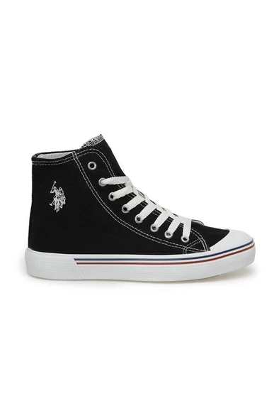 U.S Polo Assn. PENELOPE HIGH 3FX Erkek Sneaker Ayakkabı Siyah 40-45 - 2