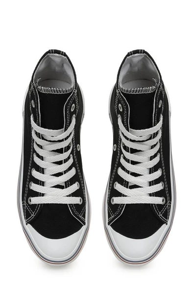 U.S Polo Assn. PENELOPE HIGH 3FX Erkek Sneaker Ayakkabı Siyah 40-45 - 5