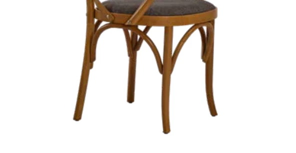 Sandalye 19893 Zus244 ÇAPRAZ Sırtlık Model Kayın Bambu Ceviz Renk KOLÇAK El Yapım - Resim 3