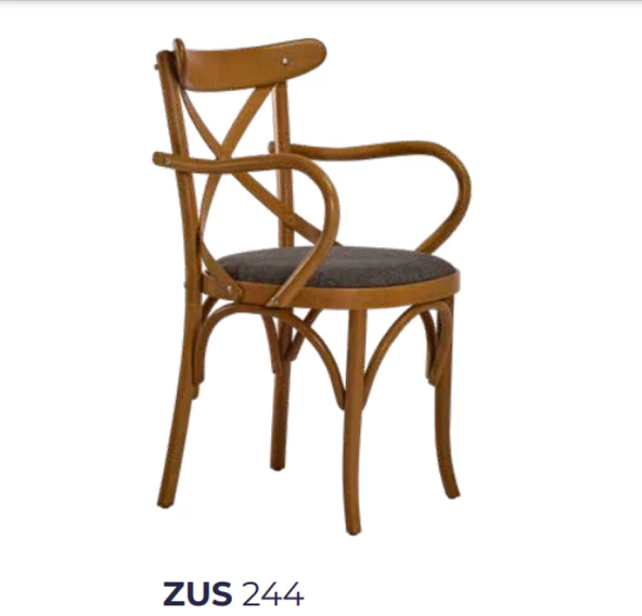 Sandalye 19893 Zus244 ÇAPRAZ Sırtlık Model Kayın Bambu Ceviz Renk KOLÇAK El Yapım - Resim 7