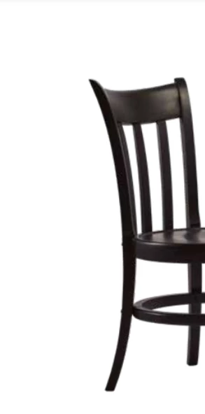 Sandalye 19890 Zus241 Çıtalı Sırtlık Model Kayın Bambu Ayak Siyah Renk El yapım - 4
