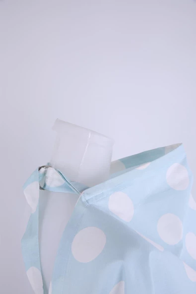 Desenli Emzirme Önlüğü %100 Pamuk 1234 - 7