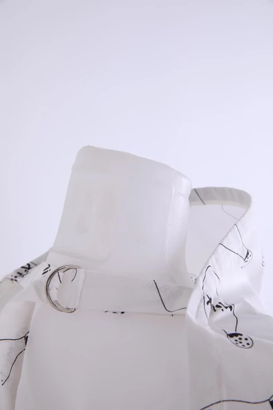 Desenli Emzirme Önlüğü %100 Pamuk 1234 - 9