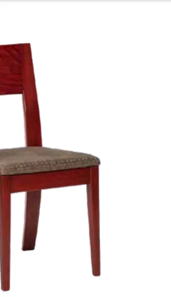 Sandalye ST Zus222 Windovs Boş Sırt Model Kayın RETRO Ayak Parlak Ceviz El Yapım - 4