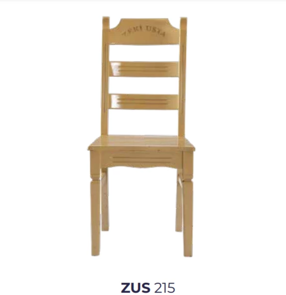 Sandalye 198787 Zus215 Çizgi Merdiven Model ahşap renk Kayın Küt Ayak El Yapım - 6