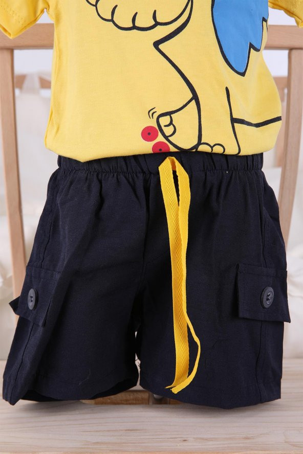 Yazlık Erkek Şort Tshirt Takım 02041 - 2