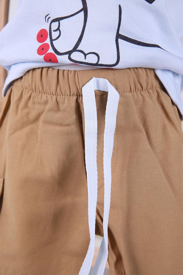 Yazlık Erkek Şort Tshirt Takım 02041 - 7