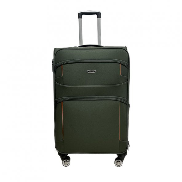 Fossil Haki Kumaş Büyük Boy Valiz&Bavul 015-Vb