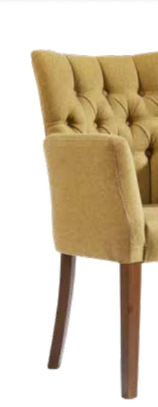 Sandalye 198763 Zus191 Berjer Kapitone Kayın Aslan Ayk Sarı Babyfac Kumş El Yapım - 4