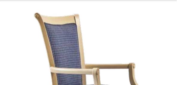 Sandalye 198739 Zus164 Kolçak Model Kayın Retro Ayak Doğal Şönil kumaş El Yapım - Resim 2