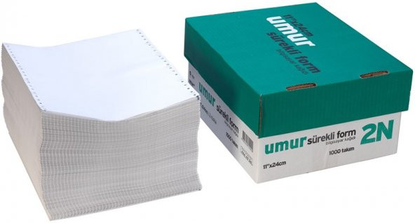 UMUR SÜREKLİ FORM 11x24CM RENKLİ 2N 1000 Lİ 30011193