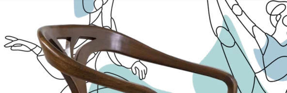 Sandalye198730 Zus155 Desen Sırtlık Model Kayın Ayak Ceviz renk Sunideri El Yapım - 4
