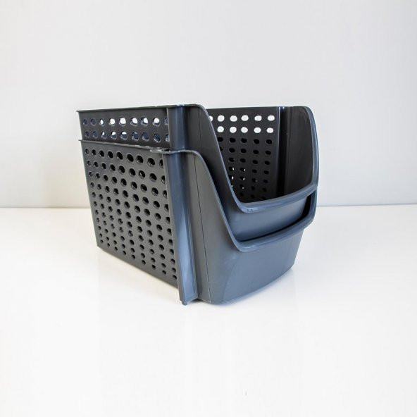 4lü İstiflenebilir Sepet Buzdolabı Sepeti Buzdolabı Sebzeliği - 5