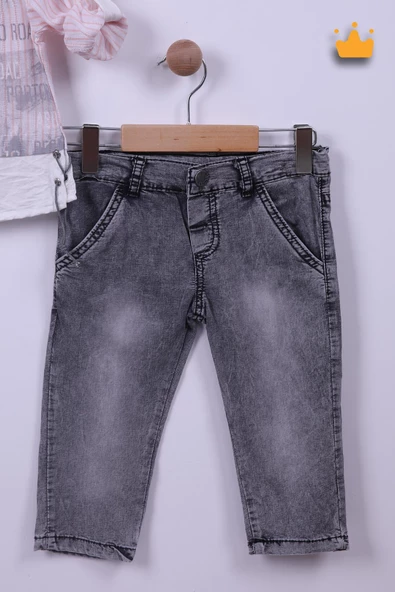 Babyhola %100 Pamuk Erkek Bebek Çocuk Gömlek Pantolon Yazlık Takım 2123 - 6