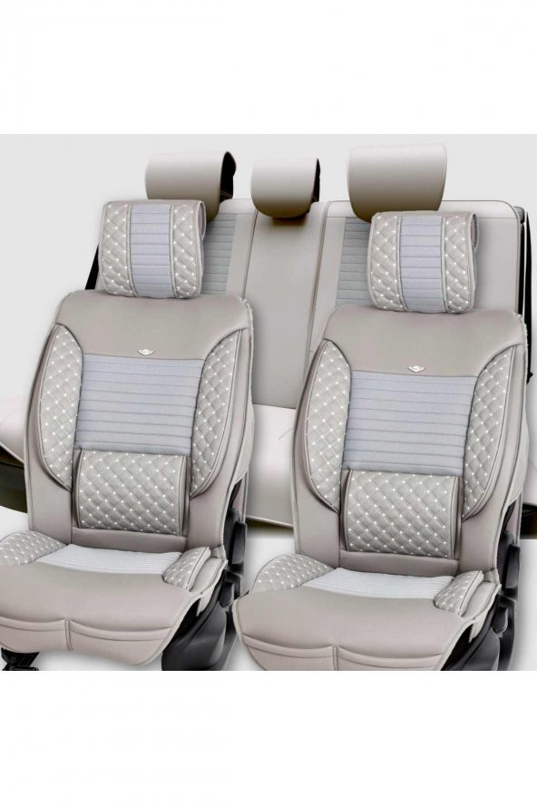 Mercedes CL Lüks Deri Oto Koltuk Kılıfı Ön/Arka Set
