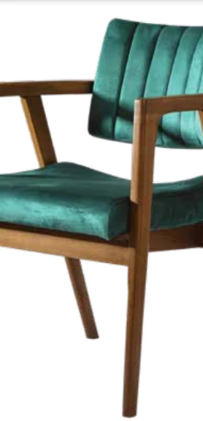 Sandalye 198716 Zus140 Dilimli Sırtlık MODEL Kayın Ayak Babyface kumaş El Yapım - Resim 4