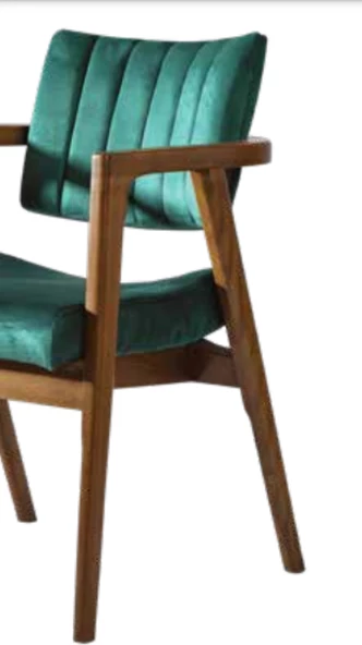 Sandalye 198716 Zus140 Dilimli Sırtlık MODEL Kayın Ayak Babyface kumaş El Yapım - Resim 2