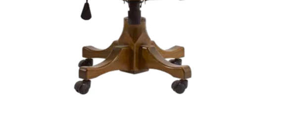 Sandalye19870 Zus134 YARIM KOLÇAK KAFES Amortisörlü Klasik Makam Kol Parlak Ceviz - 3