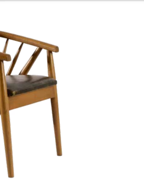 Sandalye 19869 Zus133 Çıta Torna Sırtlık MODEL Ahşap Kayn Geniş Oturum Açık Ceviz - Resim 6