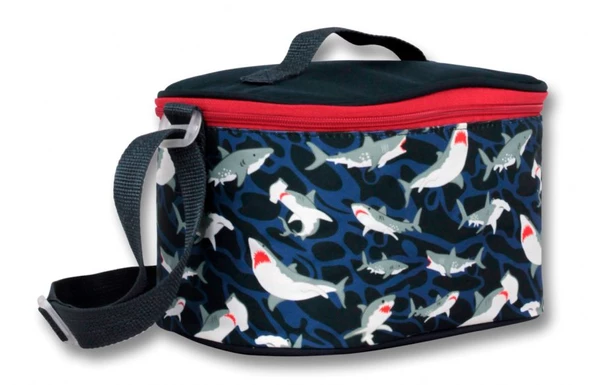 Cennec Termal Mavi-Kırmızı Köpek Balığı Beslenme Çantası - Erkek Çocuk ürün görseli