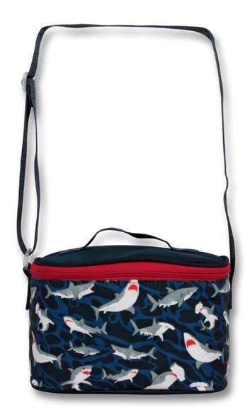 Cennec Termal Mavi-Kırmızı Köpek Balığı Beslenme Çantası - Erkek Çocuk - Resim 2