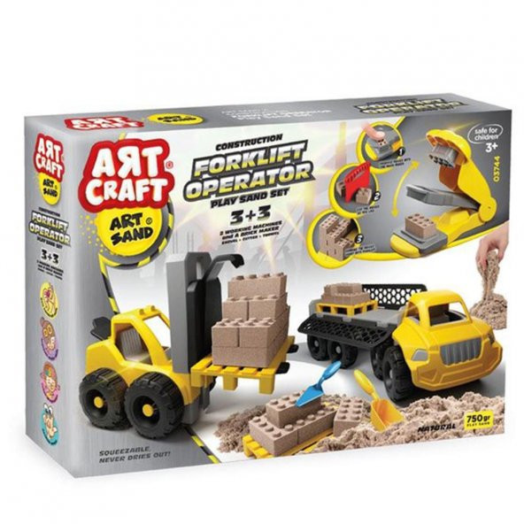 Art Craft Forklift Operatör İnşaat Kum Seti 750 Gr. - 2