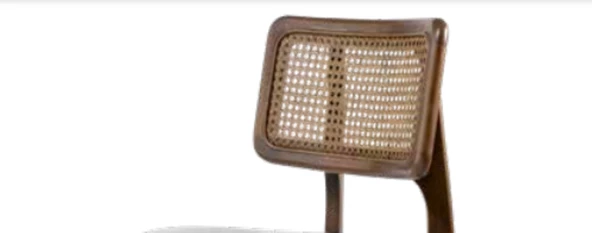 Sandalye 19847 Zus111 Hasır SRT İnovasyon MODEL Kayn Avangart Ayak Ceviz El Yapım - Resim 2