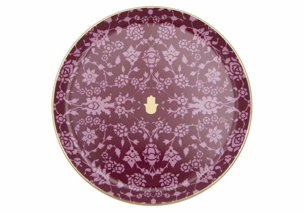 Porland Glamorous Fuşya Düz Tabak 24 cm 04A+P021550