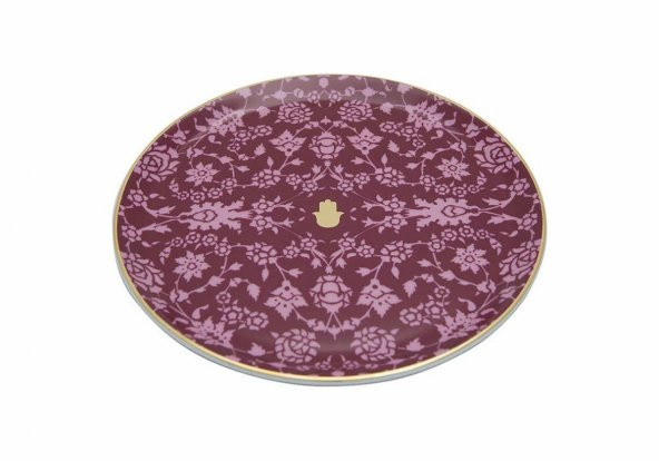 Porland Glamorous Fuşya Düz Tabak 24 cm 04A+P021550 - Resim 2