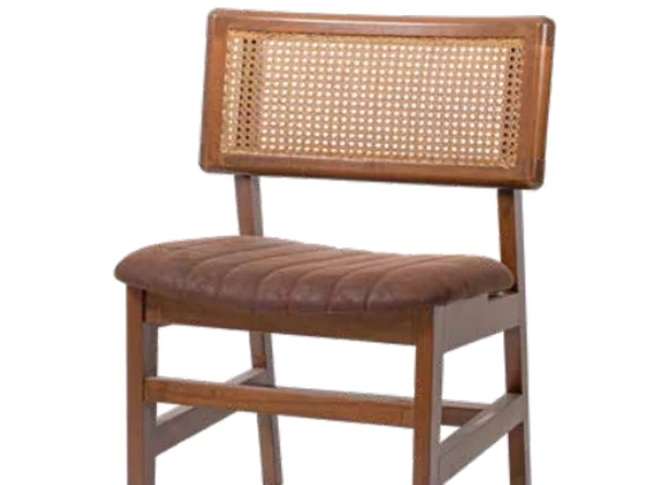 Sandalye 19848 Zus112 Hasır Sırtlık İnovatif Kayın Avangart Aslan  Ayak El Yapım - Resim 4