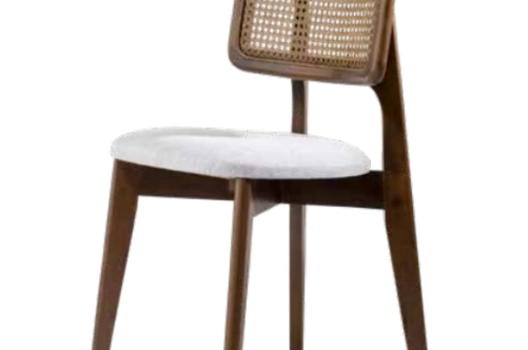 Sandalye 19847 Zus111 Hasır SRT İnovasyon MODEL Kayn Avangart Ayak Ceviz El Yapım - Resim 5