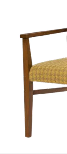 Sandalye 19838 Zus102 Tam Kolçak MODEL Kayın Torna Retro Ayak Ceviz Renk El Yapım - Resim 5