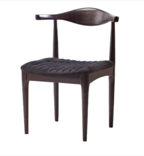 Sandalye 19837 Zus101 MODEL Kayın Torna Retro Ayak Parlak Ceviz Boya El Yapım ürün görseli