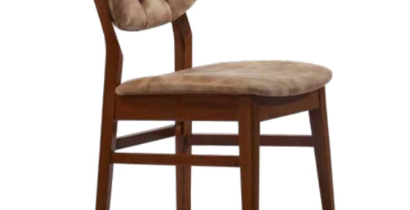 Sandalye 19841 Zus105 Kapitone Sırtlık MODEL Kayın Retro Küt Ayak Ceviz El Yapım - 5