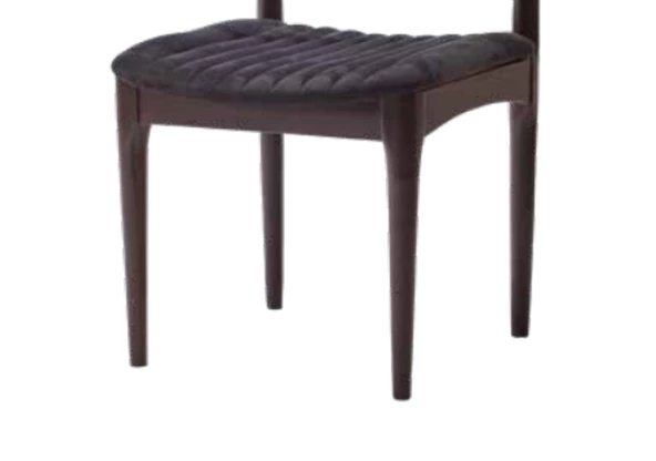 Sandalye 19837 Zus101 MODEL Kayın Torna Retro Ayak Parlak Ceviz Boya El Yapım - Resim 3