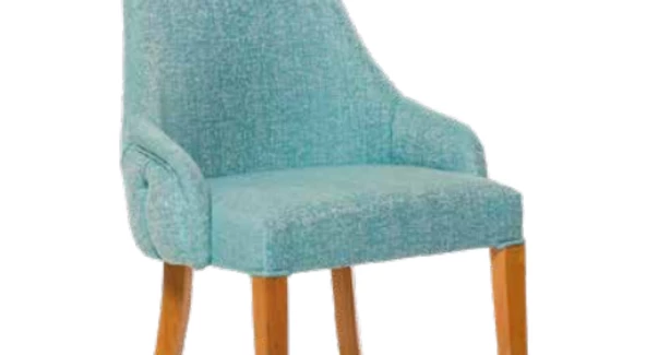 Sandalye 19822 ZUS084 PAPEL GIYDİRME kapitone Model  Kayın Retro ayak El Yapım - Resim 5