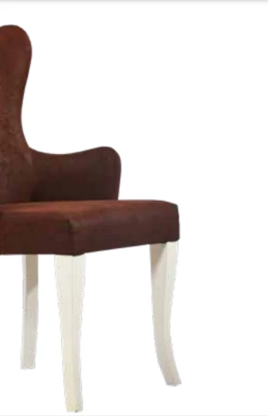 Sandalye 19817 Zus079 Kanat Sırt Model Kayın Aslan Ayak Kiremit Ort Otrm El Yapım - Resim 3