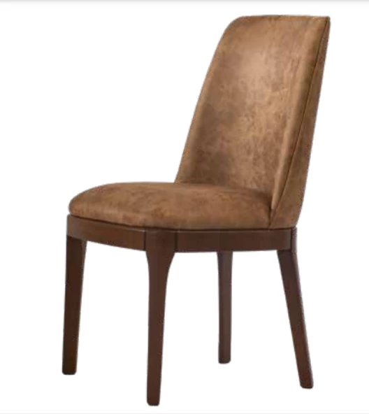 Sandalye 19799 Zus062 Model Camel Renk Ortopedik Otrm Sırt Kavrar Ceviz Kayın Ayk