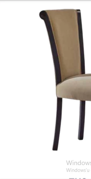 Sandalye 19790 Zus053 Eğimli sırt Model Vizon Renk BabyFace Kumaş Ort Otr El Yapı - 4